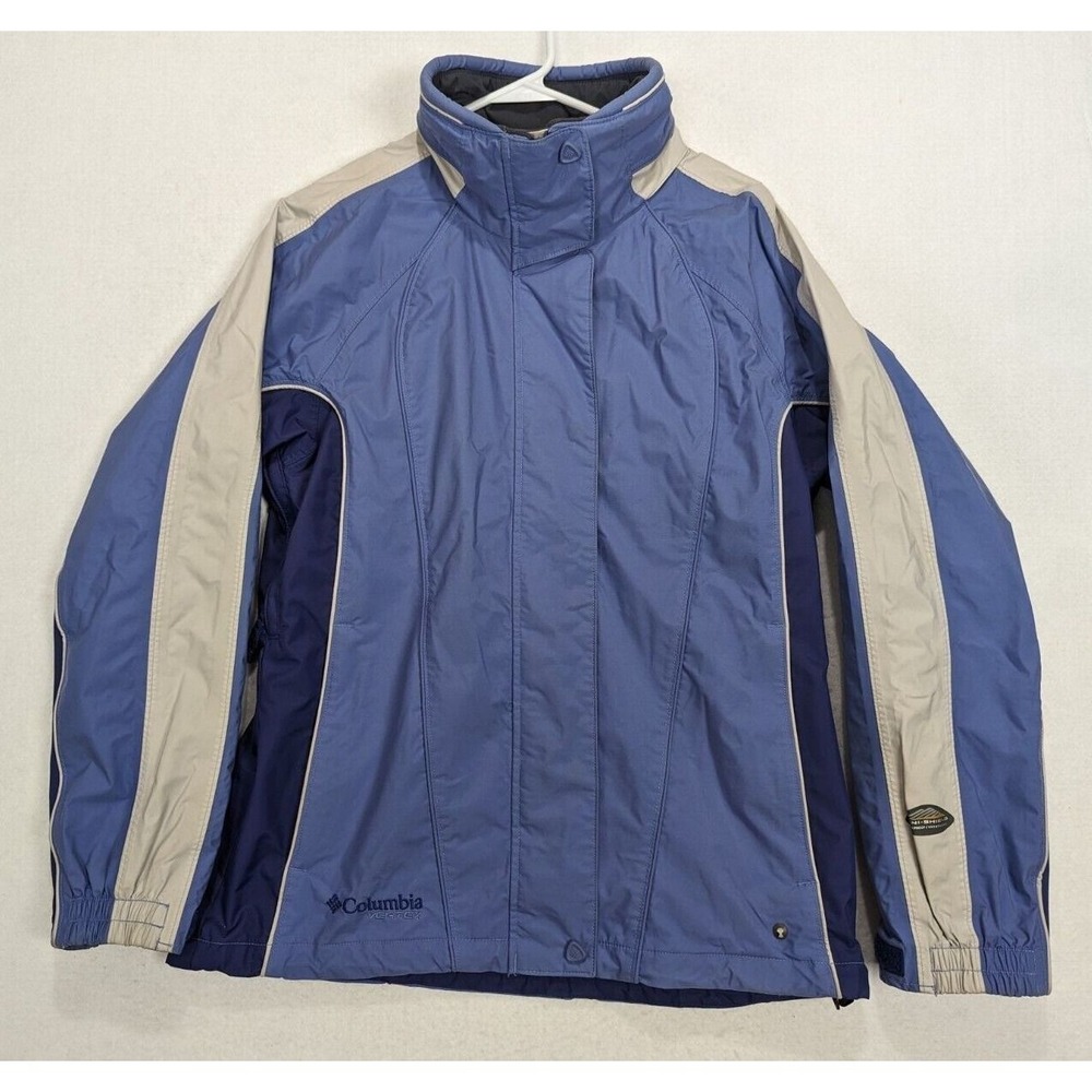 Columbia Womens Jacket Size M Core Interchange Nylon Purple Vertex